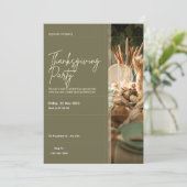 感謝祭ディナー与えよ感謝してい 招待状 (スタンド正面)