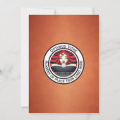 感謝祭ディナー企業のイベント 招待状 (裏面)