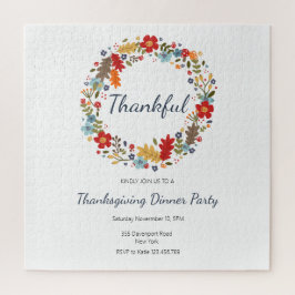 感謝祭ディナー招待感謝祭 ジグソーパズル