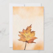 感謝祭ディナー招待状テンプレート編集可能 招待状 (裏面)