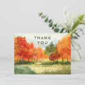 感謝祭ディナー招待状ボホテーマ サンキューカード (スタンド正面)