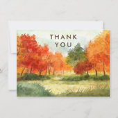 感謝祭ディナー招待状ボホテーマ サンキューカード (正面)