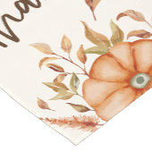 感謝祭ディナー招待状ボホテーマ ショートテーブルランナー (コーナー)