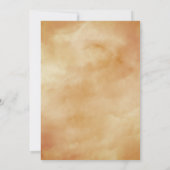 感謝祭ディナー招待状 招待状 (裏面)