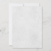 感謝祭ディナー招待状 招待状 (裏面)