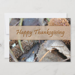 感謝祭ディナー招待状 招待状