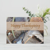 感謝祭ディナー招待状 招待状 (スタンド正面)