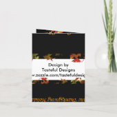 感謝祭ディナー招待状 招待状 (裏面)