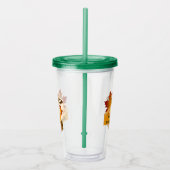 感謝祭ディナー料理パンプキンパイホットチョコ アクリルタンブラー (右)