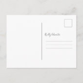 感謝祭ディナー秋リースホリデーフォト 案内ポストカード (裏面)