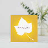 感謝祭ディナー秋秋招待状 招待状 (スタンド正面)