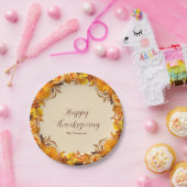 感謝祭ディナー紙プレート ペーパープレート (パーティー)