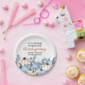 感謝祭ディナー聖なる書物、 経典パンプキンパッチ ペーパープレート (パーティー)