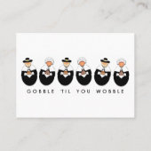 感謝祭ディナー プレイスカード (裏面)