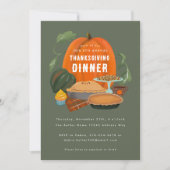 感謝祭ディナー 招待状 (正面)