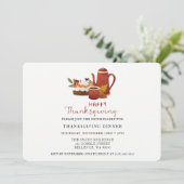 感謝祭ディナー 招待状 (スタンド正面)