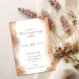 感謝祭ディナー 招待状