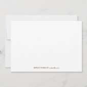 感謝祭ディナー 招待状 (裏面)