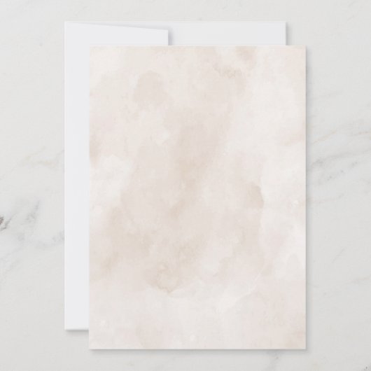 感謝祭ディナー 招待状 (裏面)