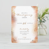 感謝祭ディナー 招待状 (スタンド正面)
