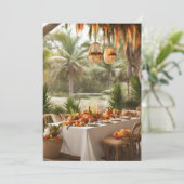 感謝祭ディナー – 熱帯の屋外 シーズンカード (スタンド正面)