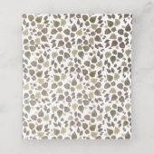 感謝祭ディナ素朴ー水彩秋 プレイスカード (内部開封)