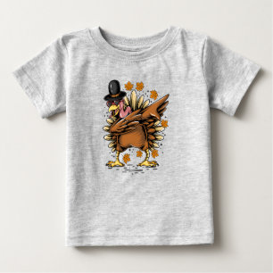感謝祭デイトルコ踊りダビングスタイル ベビーTシャツ