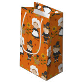 感謝祭デコレーション秋秋模様 スモールペーパーバッグ (裏面アングル)