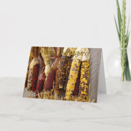 感謝祭トウモロコシ シーズンカード