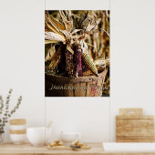 感謝祭トウモロコシ ポスター (キッチン)