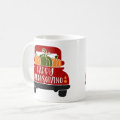 感謝祭トラック コーヒーマグカップ (正面左)