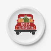 感謝祭トラック ペーパープレート (正面)