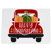 感謝祭トラック ラージペーパーバッグ (正面)