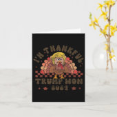 感謝祭トランプが再素晴らしびFを感謝する カード (黄色い花)