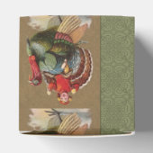 感謝祭トルコおもしろいヴィンテージ挨拶 フェイバーボックス (上部)