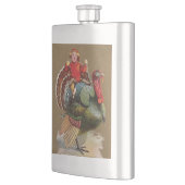 感謝祭トルコおもしろいヴィンテージ挨拶 フラスク (左)