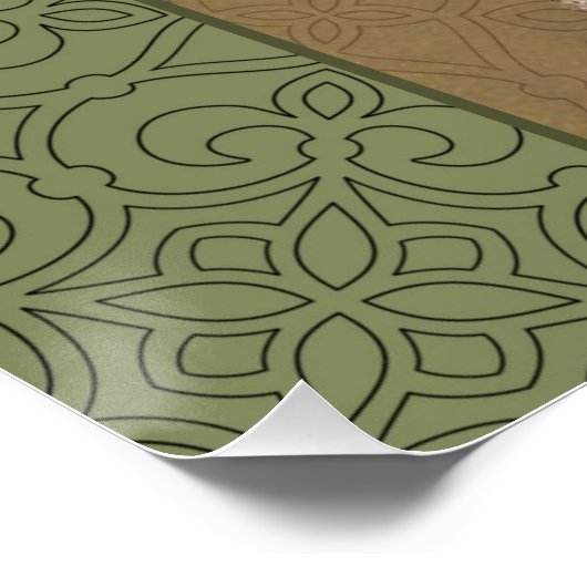 感謝祭トルコおもしろいヴィンテージ挨拶 ポスター (コーナー)