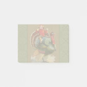 感謝祭トルコおもしろいヴィンテージ挨拶 ポストイット (正面)