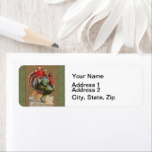 感謝祭トルコおもしろいヴィンテージ挨拶 ラベル (インサイチュ)