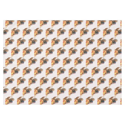 感謝祭トルコかぼちゃのテーブルクロス テーブルクロス (正面(横))