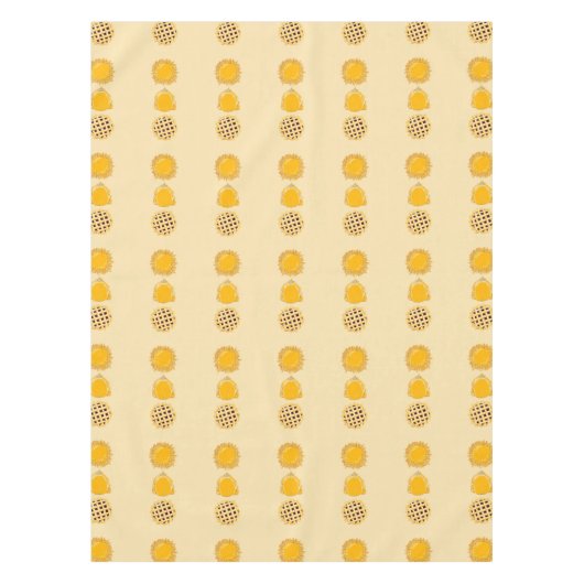 感謝祭トルコとパイのテーブルクロス テーブルクロス (正面)