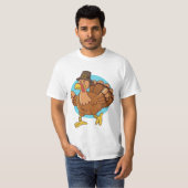 感謝祭トルコのシャツとジャケット Tシャツ (正面フル)