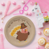 感謝祭トルコのユーモアのナプキン ペーパープレート (パーティー)