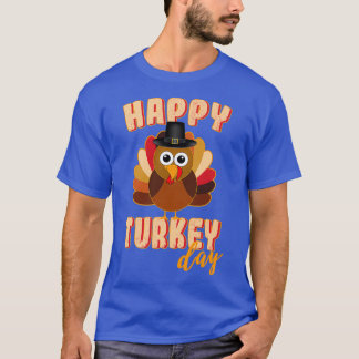 感謝祭トルコの日おもしろい感謝祭Happy Tシャツ