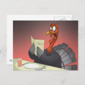 感謝祭トルコはがき シーズンポストカード (正面/裏面)