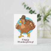 感謝祭トルコカスタム文字はがき シーズンポストカード (スタンド正面)