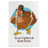 感謝祭トルコカスタム文字抱き枕 ミディアムペーパーバッグ (正面)