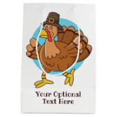 感謝祭トルコカスタム文字抱き枕 ミディアムペーパーバッグ (裏面)