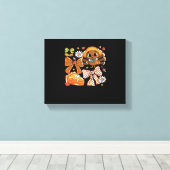 感謝祭トルコクラシックコケットTシャツ キャンバスプリント (インサイチュ (ウッドフロア))