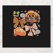 感謝祭トルコクラシックコケットTシャツ スパークリングワインラベル (シングルラベル)